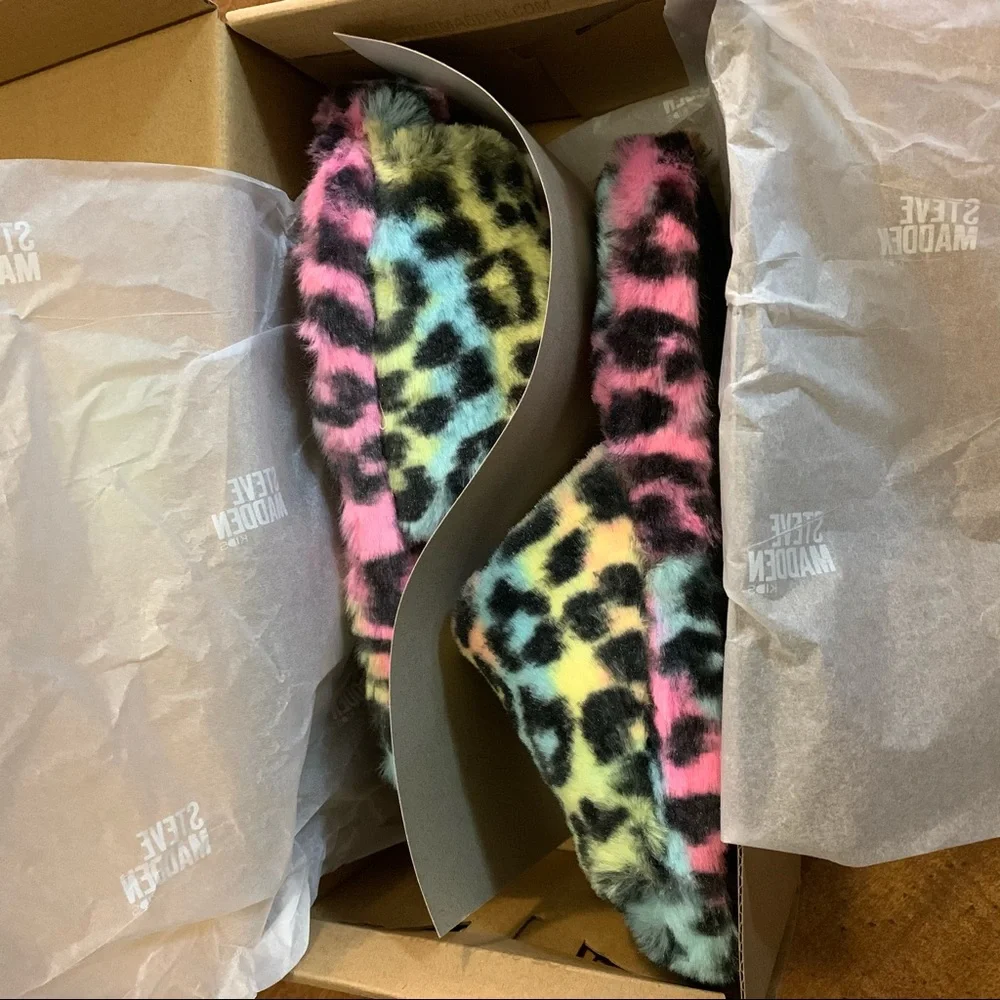 Steve Madden Kids Open Toe Slippers